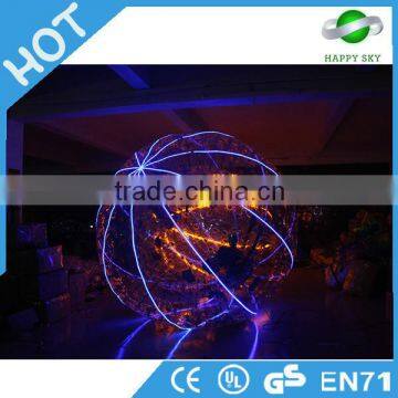 High quality LED zorbing ball price,inflatable LED aqua zorbing ball,inflatable LED zorb ball for sale
