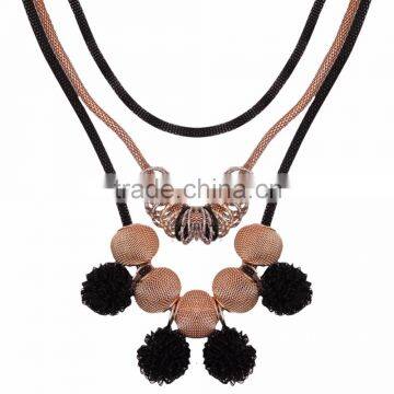 New Design Fashion Crystal Necklaces Women Luxury Statement Diamond Necklace Jewelry SKA8420