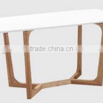 modern MDF High Gloss Table ash wood square table coffee table, scandinavian furniture