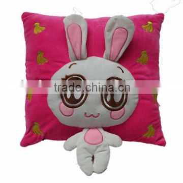 plush rabbit cushion