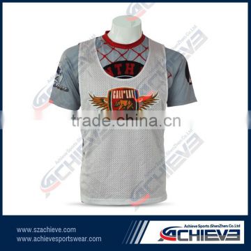 new style team Lacrosse shooting jerseys full sublimation no fading lacrosse shooting shirts