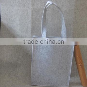 Gray felt shopping bag, the new design