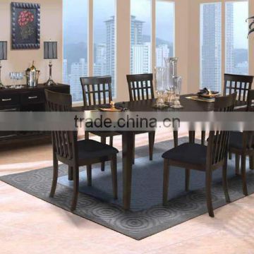 East Shore Dining Table Dark Color Simple Squre Rectangle