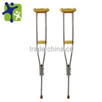 Stainless axillary Crutches, elbow crutch in stock, adjustable telescopic crutches GZ-LS
