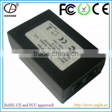 12W 24W 48W 12V 24V 48V 0.5A 1A RoHS CE FCC Approved AC or DC Input Power over Ethernet
