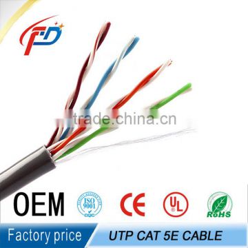 UTP 26awg cat5 cable price per meter