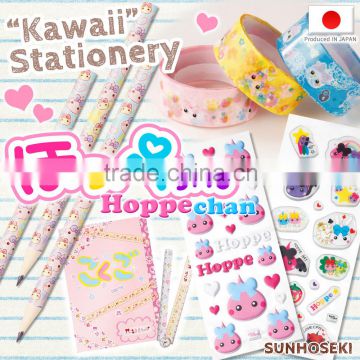 Different kinds of Hoppe-chan stationary wooden pencil with various designs
