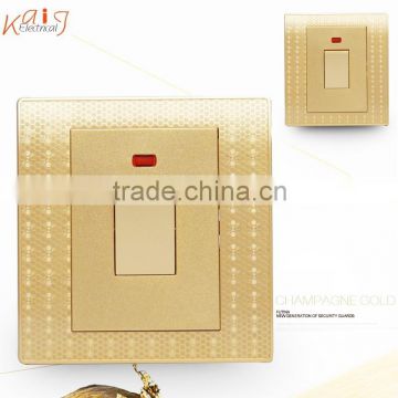 High quality wall switch 20 A DP switch with favour price