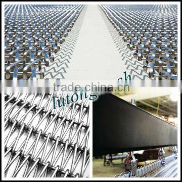 China wire mesh architectural conveyor belt mesh for window curtain