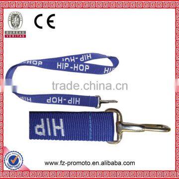 Colored silk screen lanyard with safety metal clip