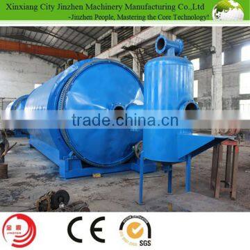 Automatic Environmental-friendly waste tyre / plastic pyrolysis plant with high efficiency