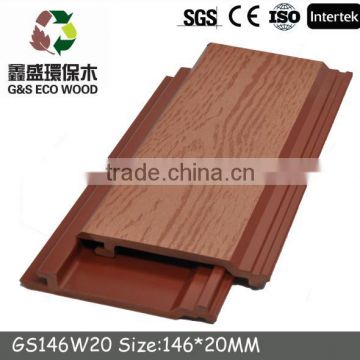Anti-uv Wall Cladding WPC Products Exterior Panels fireproof For Wooden House waterproof wpc wall cladding