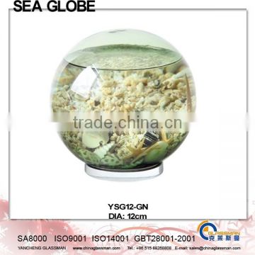 Glass Ball Home Decoration Free Glass Stand YSG12-GN