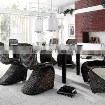 rattan dining chair set AK1046