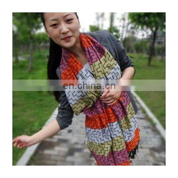 pashmina jacquard shawl design