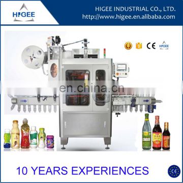 HIG automatic new shrink sleeve label printing and packing machine for round or square bottled water from Chinese factory