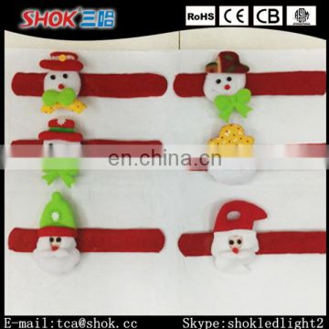 High Quality Christmas Gift Led Slap Bracelet Made in China