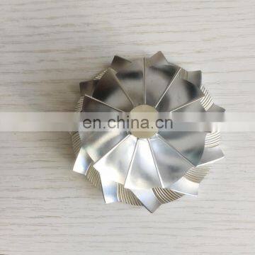 T04B 409179-0023 51.65/69.96mm 11+0 BLADES Turbo aluminum 2618/milling/Billet compressor wheel for 409761-0002/465078-0007