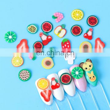 Hot Sale Lovely Cute Mixed Designs Soft Ceramic 3D Glitter for Nail Art Decoration