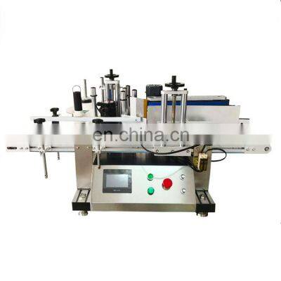High Speed Tabletop Automatic Belt Labeling Machines For Round Bottles
