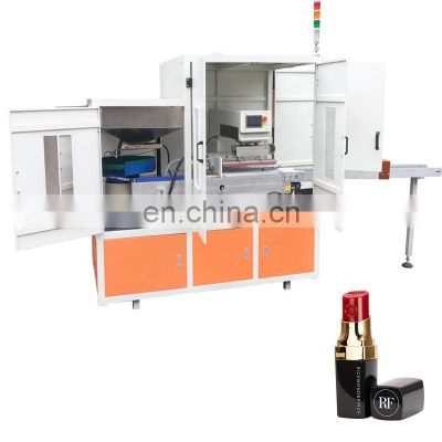 Printing head 2 color high speed automatic pad printer for lipstick bottle cap lids