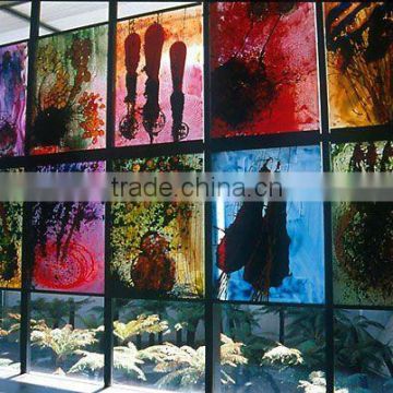 Contemporary Art Glass Paintings
