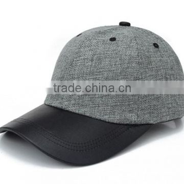 custom embroidery sport caps/custom embroidery cricket cap/custom embroidery cap with leather/leather sports cap