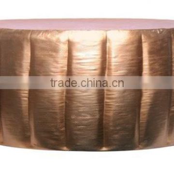 DRUM STYLE COFFEE TABLE-STOOL SETS MANUFACTURER / GOLD METAL COFFEE TABEL TABLE