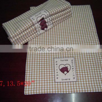 cotton applique dish towel