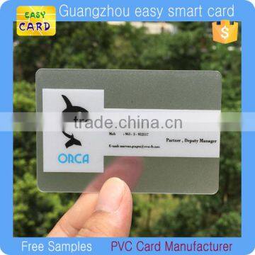 cheap blank clear transparent business cards                        
                                                Quality Choice