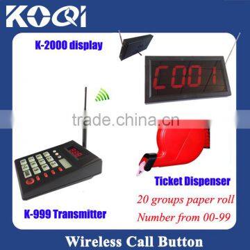 Electronic Numbering Machine,Take A Number Machine For Restaurant