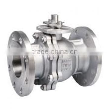 2-pc casting medium/low pressure flanged ball valve apply to gas/water/oil