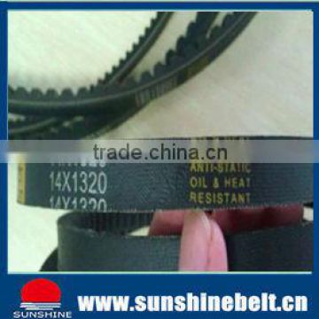 raw edge cogged v belt in china