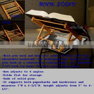 wooden bookstand