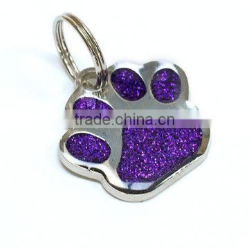 metal silver pendant dog tags, cutting Pendant pet tags