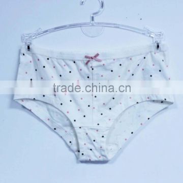 China children's underwear factory lovely girls thong panties 15 years girls in underwear