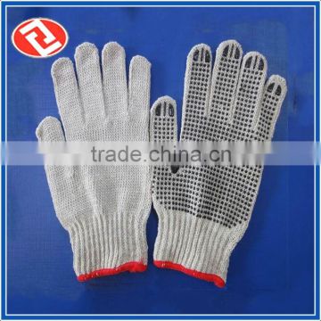Gold Supplier High Quality 10 Gauge PVC Dotted Cotton Working Glove