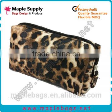 Leopard Custom Printed Zipper Pouch