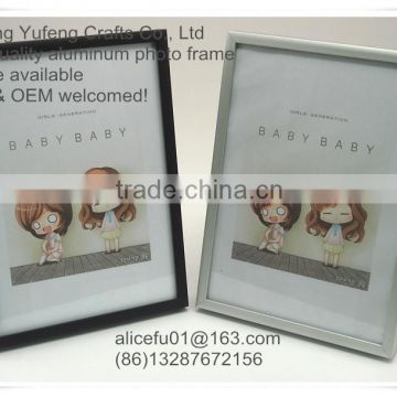 cheap wholesale metal aluminum photo frame made in China factory direct