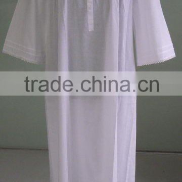China Hot-Selling Cotton Ladies' Nightgown