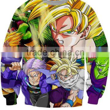 wholesale 100% cotton sweatshirt Fashion new design sweatshirt 3D custom crewneck sweatshirt