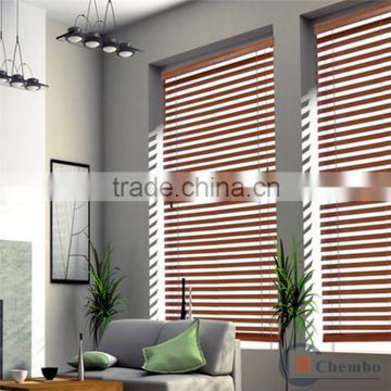 Living room wooden shutters blackout blinds