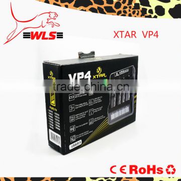 Top quality rechargeable lithium battery dual charger/4 slot charger/ Xtar vp4 charger/for 18650, 16340(RCR123), 14500, etc