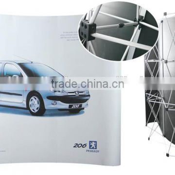 Folding Aluminum Display Stand with pvc printing
