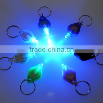 Blue Light LED Keychain Cheap Custom LED Key Chain Manufacturer