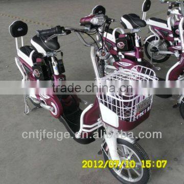 with comfortable rear seat 16" hybrid electric bike