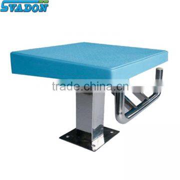 swimming pool equpiment diving boatd one-step starting blocks used