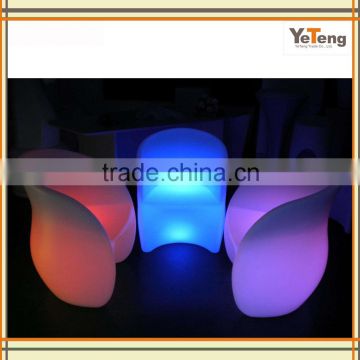 LED plastic table and chair aluminum moulds and OEM outdoor LED furniture aluminum moulds
