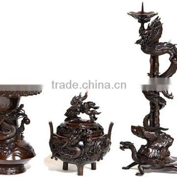 Dragon carvings traditional incense burners for craft gift