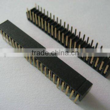 2.0mm dual row Side Entry / straight DIP Female Header